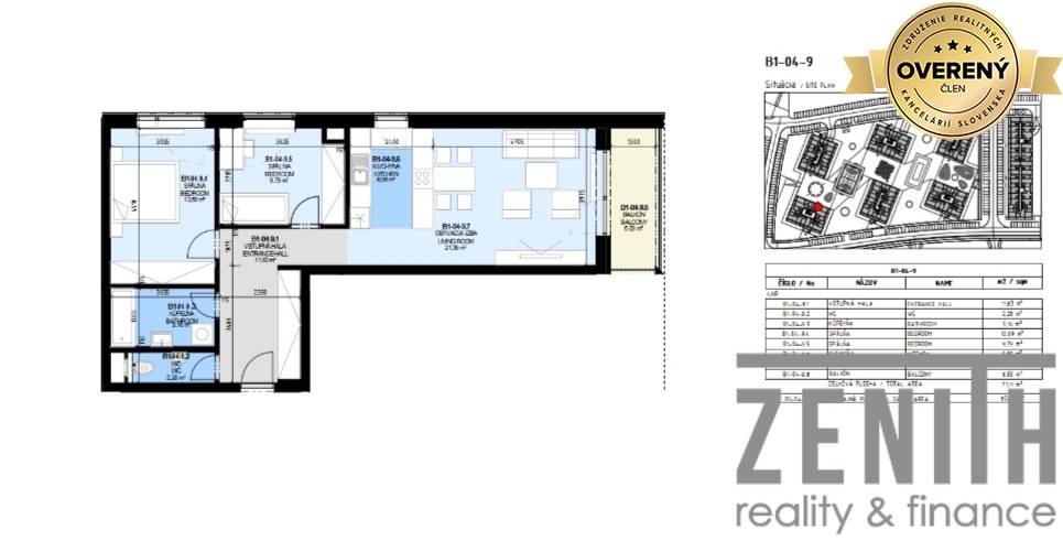 Sale Two bedroom apartment, Two bedroom apartment, Žltá, Bratislava -