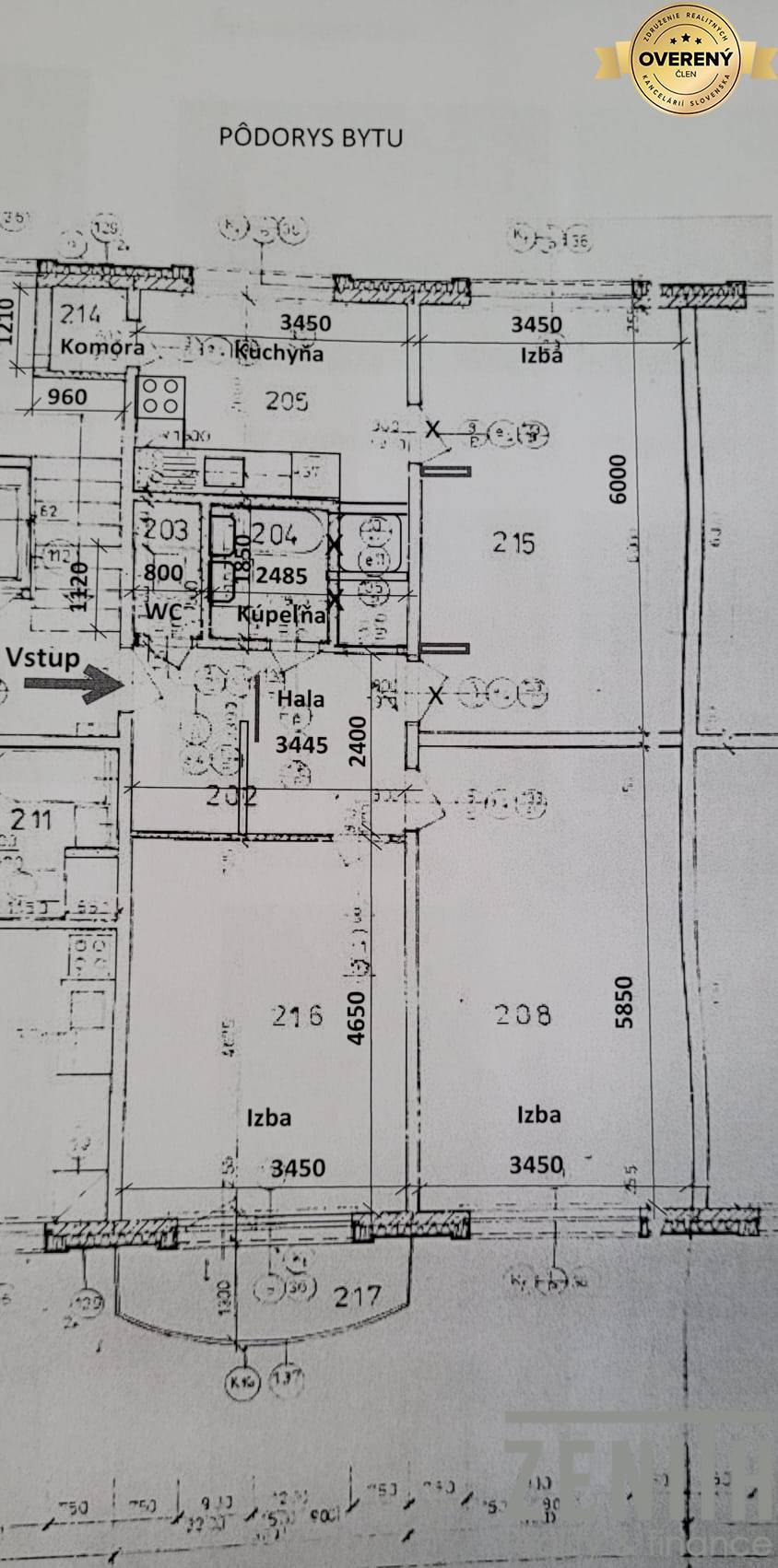 Sale Two bedroom apartment, Two bedroom apartment, Nová Ves, Dunajská