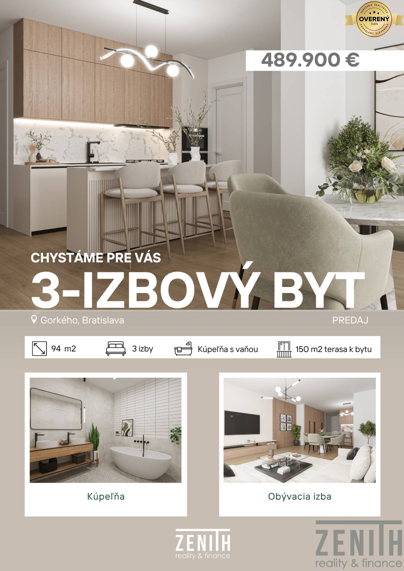 Sale Two bedroom apartment, Two bedroom apartment, Gorkého, Bratislava