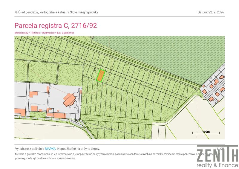 Sale Land – for living, Land – for living, Pezinok, Slovakia